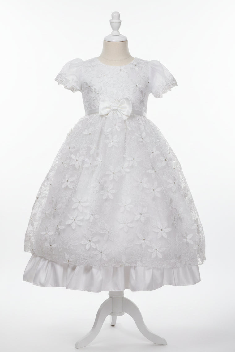 Fancy Daisy Girls Baptism Gown Christening Gown White Canada