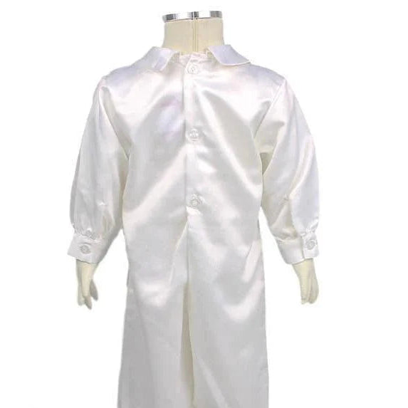 Fancy Boys Baptism Christening Romper Attached Vest White Canada