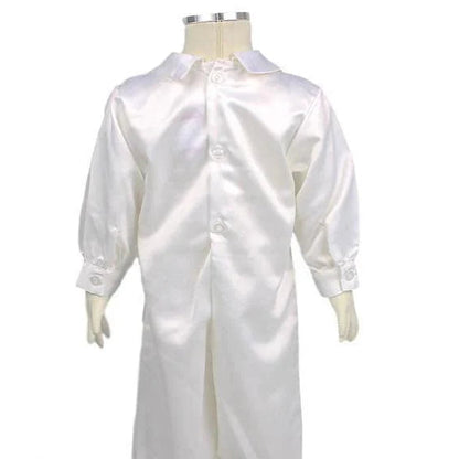 Fancy Boys Baptism Christening Romper Attached Vest White Canada