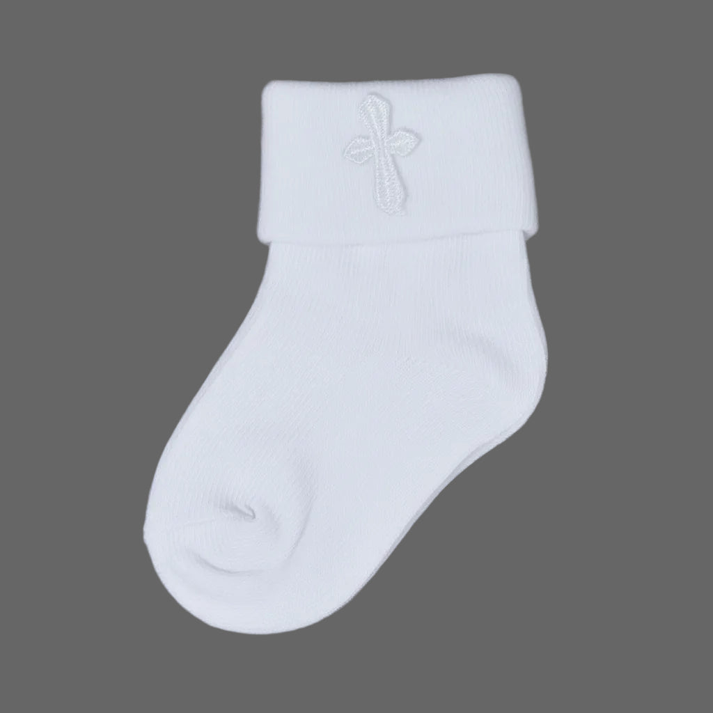 fk boys baptism christening sock white Canada