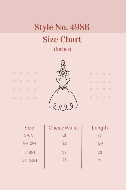 Sequined V Back & Bow Baby Dress