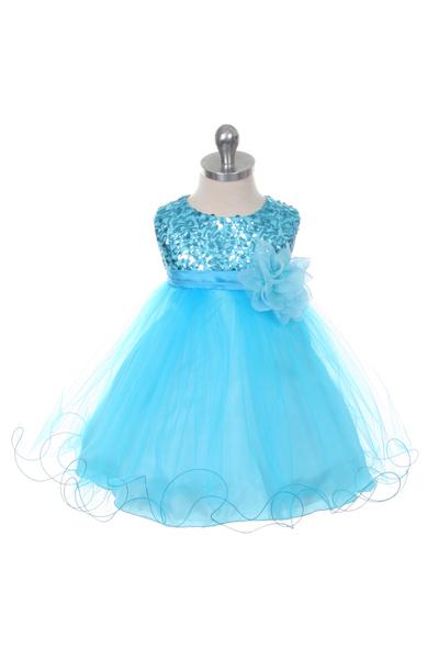 Sequined Top Baby Dress
