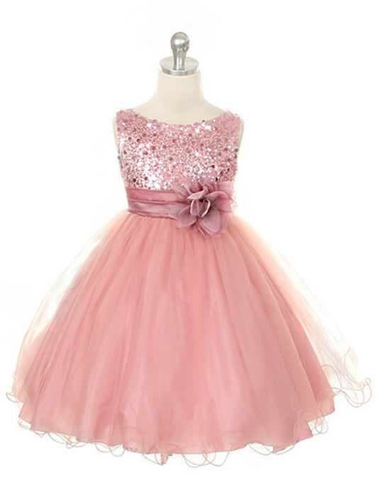 Sequined Top Baby Dress