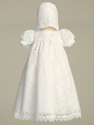 lto lace All-over Lace Baptism Christening Gown White Canada