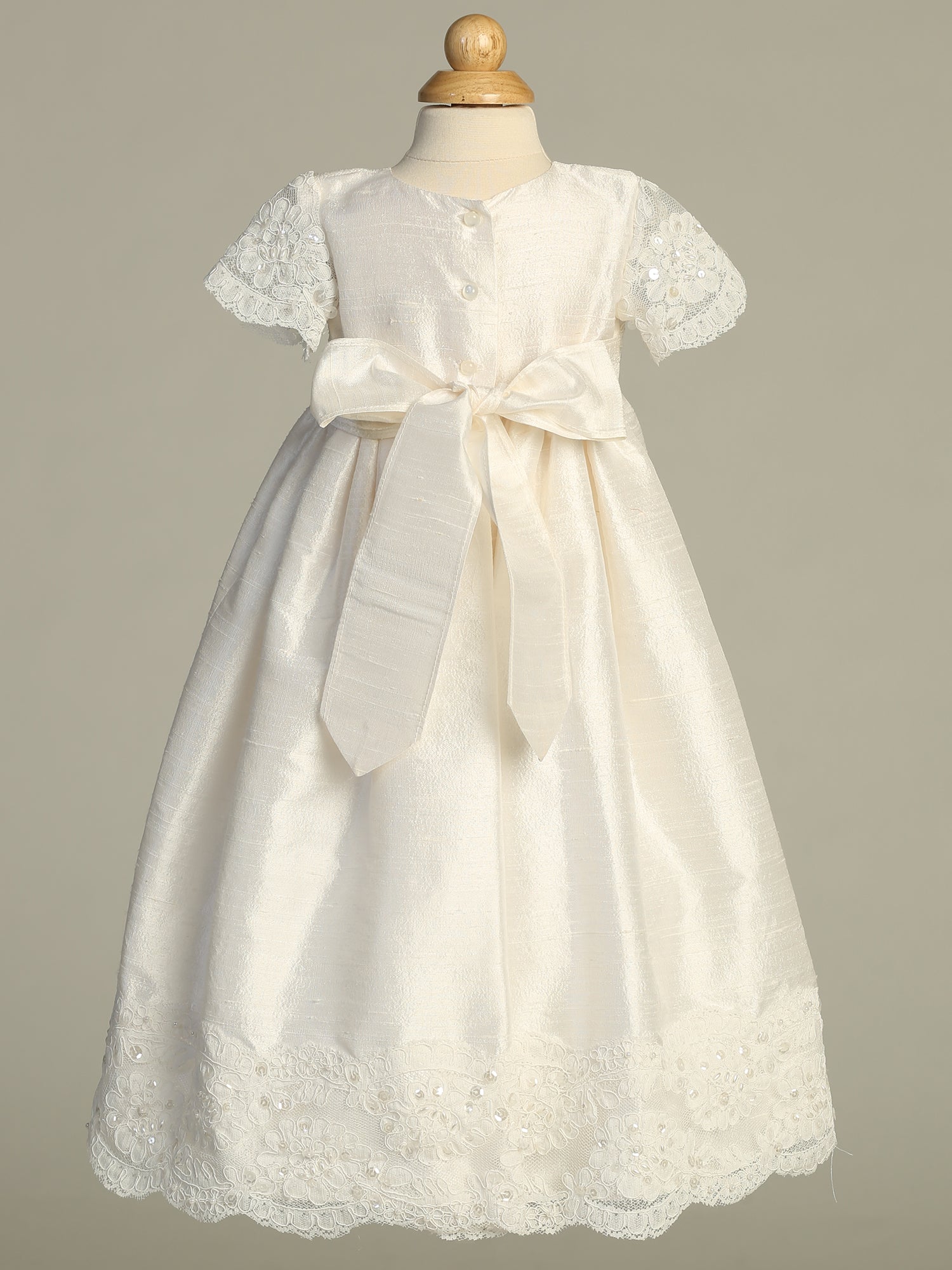 raw silk baptism gown girls Canada wonderous