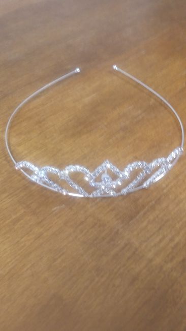 Girls Rhinestone Tiara – Simple Shape First Communion & Flower Girl Canada