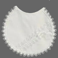fk cotton baby bib white lace girls canada